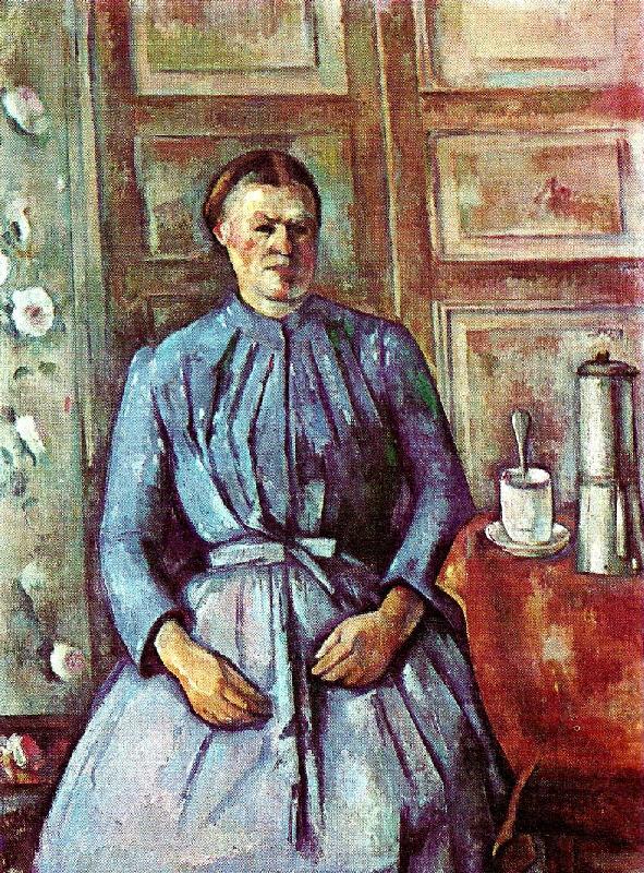 Paul Cezanne kvinna med kaffekanna china oil painting image